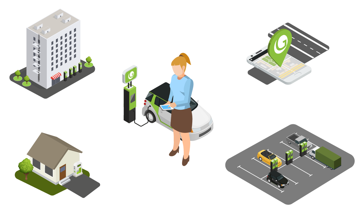 Laden mit Gridware von überall: Zu Hause, im Quartier, unterwegs und an der Arbeit