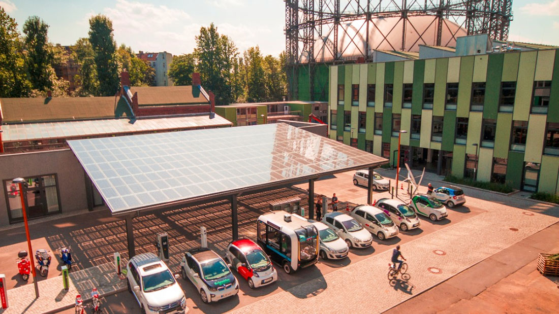 Schaltschrank-integriertes Lastmanagement mit Anbindung an HEMS (Home Energy Management Systems) der Inno2Fleet am Euref-Campus in Berlin.